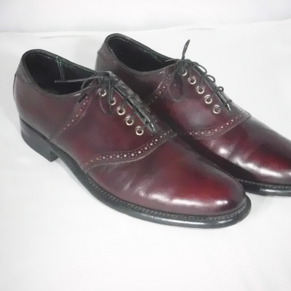 Floreseim Imperial Burgandy Almond Toe Oxford 8.5C